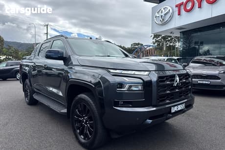Grey 2024 Mitsubishi Triton Double Cab Chassis Gsr (4X4)