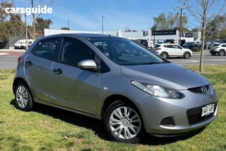 Silver 2008 Mazda 2 Hatchback Neo