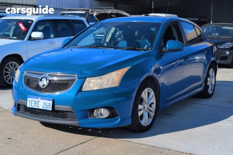 Blue 2014 Holden Cruze Hatchback Sri