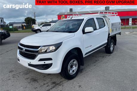 White 2019 Holden Colorado Crew Cab Chassis Ls (4X2)