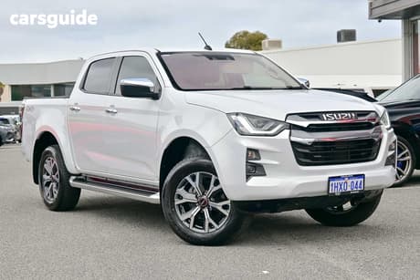 White 2023 Isuzu D-MAX Crew Cab Utility Ls-U (4X4)