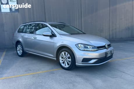 Silver 2017 Volkswagen Golf Wagon 92 Tsi Trendline