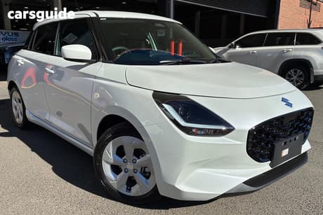 White 2026 Suzuki Swift Hatchback Hybrid Plus
