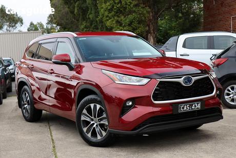 Red 2022 Toyota Kluger Wagon Gxl Hybrid Awd