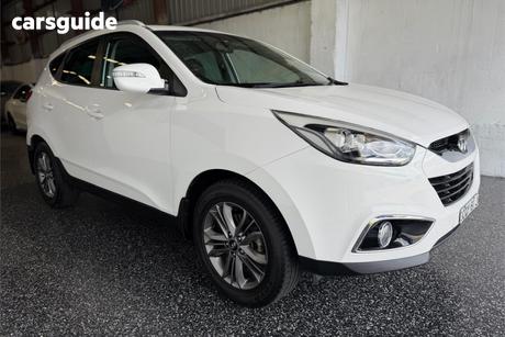 White 2013 Hyundai IX35 Wagon Se (Fwd)