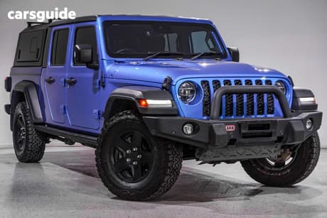 Blue 2021 Jeep Gladiator Dual Cab Utility Sport S (4X4)