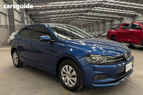Blue 2020 Volkswagen Polo Hatchback 70 Tsi Trendline