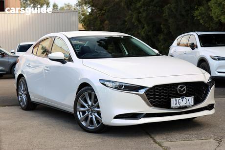 White 2023 Mazda 3 Sedan G25 Gt