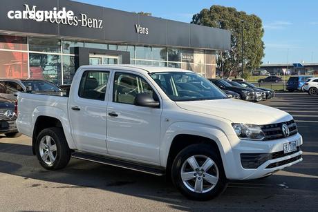 White 2017 Volkswagen Amarok Dual Cab Utility Tdi420 (4X2)