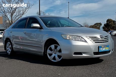 Silver 2007 Toyota Camry Sedan Altise