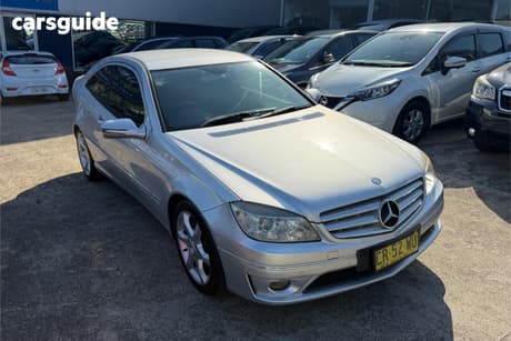 Silver 2007 Mercedes-Benz C200 Coupe Kompressor