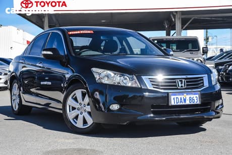 Black 2008 Honda Accord Sedan V6