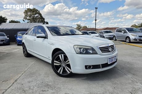 White 2008 Holden Statesman Sedan V8