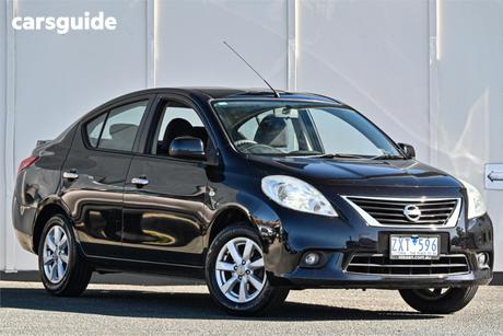 Black 2013 Nissan Almera Sedan Ti