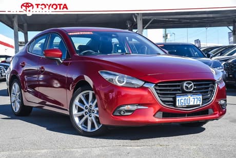 Red 2018 Mazda 3 Sedan Sp25 Gt (5Yr)