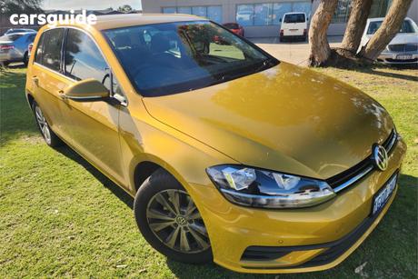Yellow 2018 Volkswagen Golf Hatchback 110 Tsi Trendline