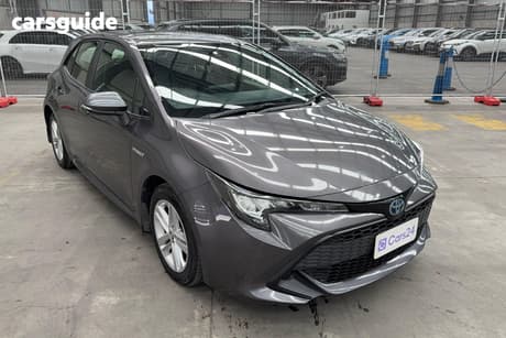 Grey 2021 Toyota Corolla Hatchback Ascent Sport Hybrid