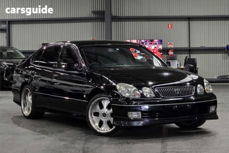 Black 2000 Toyota Aristo Sedan JZS161