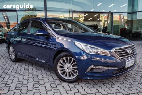 Blue 2015 Hyundai Sonata Sedan Active