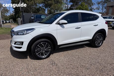 White 2020 Hyundai Tucson Wagon Elite (2Wd)