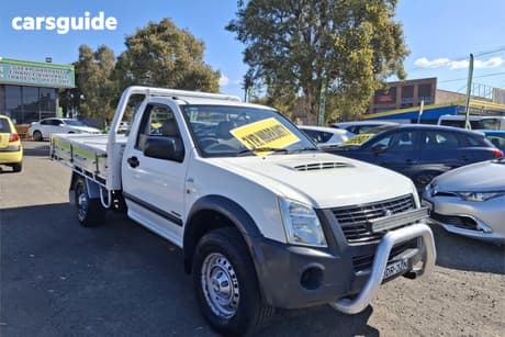 White 2007 Holden Rodeo Cab Chassis Dx (4X4)