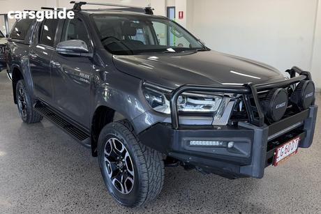 Grey 2022 Toyota Hilux Double Cab Chassis Sr5 + Premium Interior (4X4)
