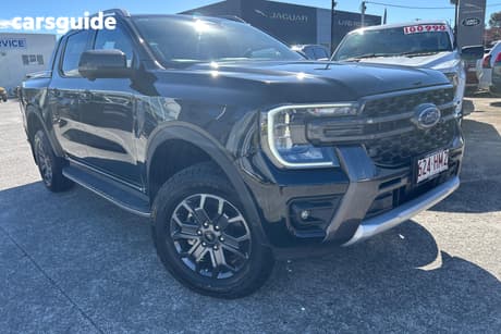 Black 2022 Ford Ranger Double Cab Pick Up Wildtrak 2.0 (4X4)