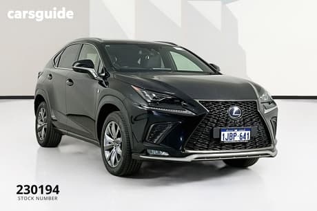 Black 2020 Lexus NX300H Wagon F Sport Hybrid (Fwd)