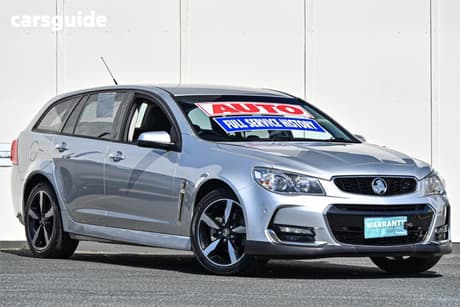 Silver 2017 Holden Commodore Sportswagon Sv6