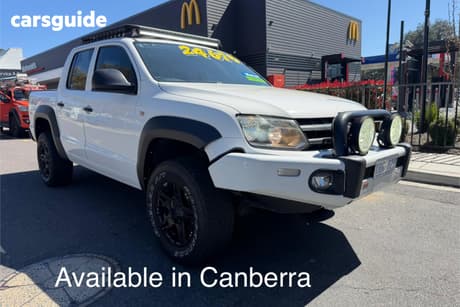White 2018 Volkswagen Amarok Dual Cab Utility Tdi400 Core Edition (4X4)
