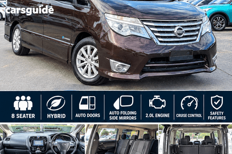 Brown 2014 Nissan Serena Wagon Highway Star G (Hybrid)