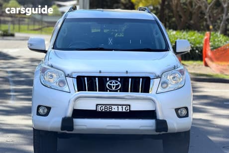 White 2012 Toyota Landcruiser Prado Wagon Gxl (4X4)