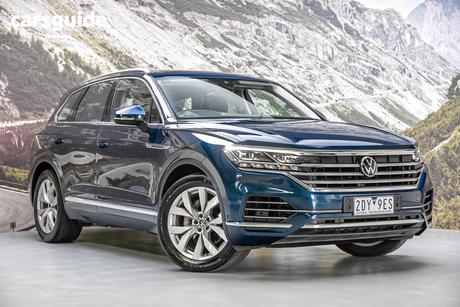 Blue 2021 Volkswagen Touareg Wagon 210Tdi Elegance