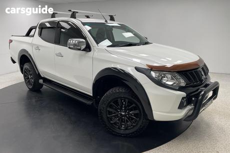 White 2017 Mitsubishi Triton Dual Cab Utility Gls (4X4) Sports Edt
