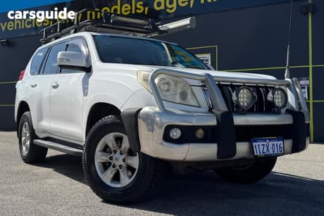White 2010 Toyota Landcruiser Prado Wagon Gxl (4X4)