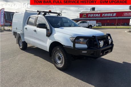 White 2017 Ford Ranger Crew Cab Chassis Xl 3.2 (4X4)