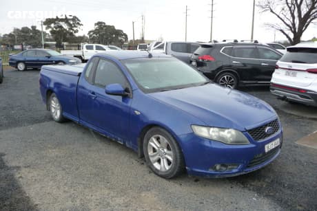 Blue 2009 Ford Falcon Utility R6