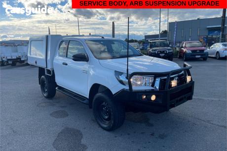 White 2019 Toyota Hilux X Cab Cab Chassis Sr (4X4)