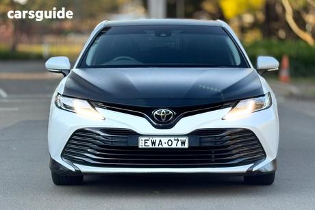 White 2019 Toyota Camry Sedan Ascent