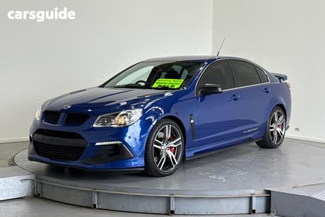 Blue 2015 HSV Clubsport Sedan R8 Lsa
