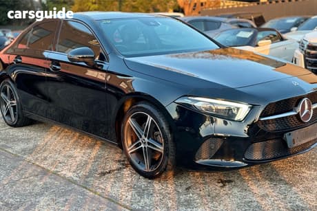 Black 2019 Mercedes-Benz A200 Sedan