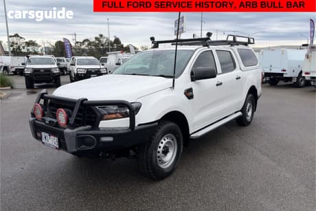 White 2021 Ford Ranger Double Cab Chassis Xl 3.2 (4X4)