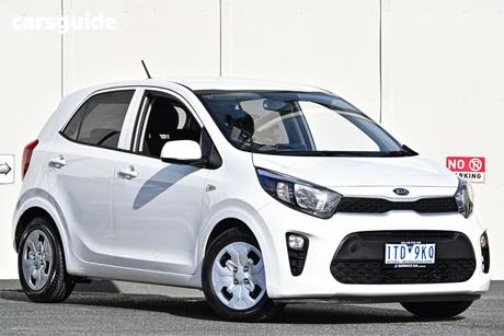 White 2020 Kia Picanto Hatchback S (Pe)