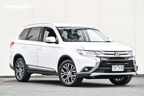 White 2017 Mitsubishi Outlander Wagon Ls 7 Seat (2Wd)