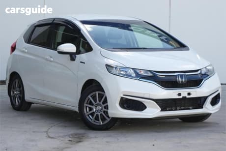 White 2017 Honda Fit Hatch HYBRID