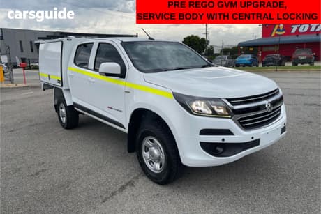 White 2019 Holden Colorado Crew Cab Chassis Ls (4X4) (5Yr)