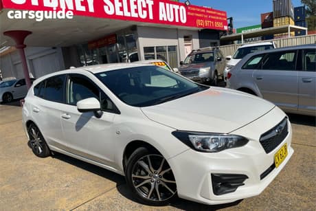 White 2019 Subaru Impreza Hatchback 2.0I (Awd)