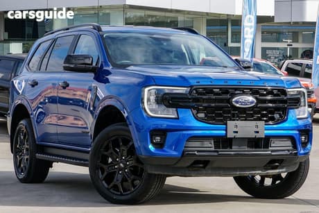 Blue 2024 Ford Everest Wagon Sport (4Wd)