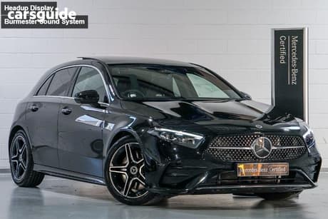 Black 2024 Mercedes-Benz A250 Hatchback 4Matic