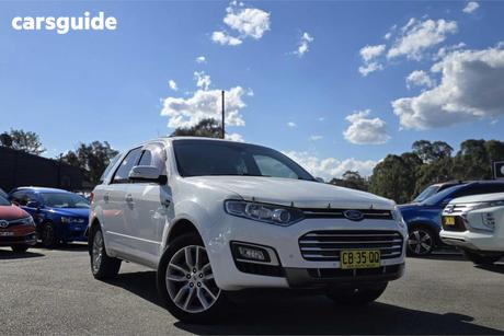 White 2014 Ford Territory Wagon Ts (4X4)